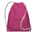 Magenta - Front - Jassz Bags - Sac de gym avec cordon de serrage (Lot de 2)