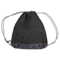 Noir - Front - Bagbase Athleisure - Lot de 2 sacs de gym hydrofuge à cordon ATHLEISURE