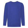 Bleu royal - Front - Fruit Of The Loom - Sweatshirt - Enfant unisexe (Lot de 2)