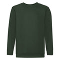 Vert bouteille - Front - Fruit Of The Loom - Sweatshirt - Enfant unisexe (Lot de 2)