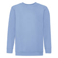 Bleu ciel - Front - Fruit Of The Loom - Sweatshirt - Enfant unisexe (Lot de 2)