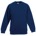 Bleu marine - Front - Fruit Of The Loom - Sweatshirt - Enfant unisexe (Lot de 2)