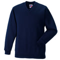 Bleu marine - Front - Jerzees Schoolgear - Sweatshirt à col en V - Enfant unisexe (Lot de 2)