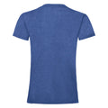 Bleu roi rétro chiné - Back - Fruit Of The Loom - T-shirt mabche courte -  fille (Lot de 2)