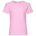 Rose clair - Front - Fruit Of The Loom - T-shirt mabche courte -  fille (Lot de 2)