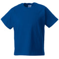 Bleu roi vif - Front - T-shirt classique uni Jerzees Schoolgear pour enfant (Lot de 2)