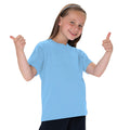 Bleu ciel - Back - T-shirt classique uni Jerzees Schoolgear pour enfant (Lot de 2)
