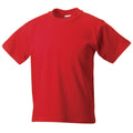 Rouge vif - Front - T-shirt classique uni Jerzees Schoolgear pour enfant (Lot de 2)