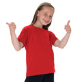 Rouge vif - Back - T-shirt classique uni Jerzees Schoolgear pour enfant (Lot de 2)