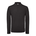 Noir - Front - B&C - Polos ID.001 - Homme