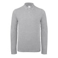 Gris - Front - B&C - Polos ID.001 - Homme