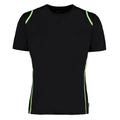 Noir-Vert citron fluorescent - Front - Gamegear Cooltex - T-shirt - Homme