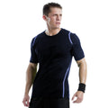 Bleu marine-Bleu clair - Side - Gamegear Cooltex - T-shirt - Homme