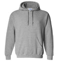 Gris sport - Front - Sweatshirt à capuche Gildan pour homme