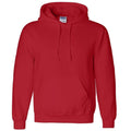 Rouge - Front - Sweatshirt à capuche Gildan pour homme