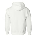 Blanc - Back - Sweatshirt à capuche Gildan pour homme