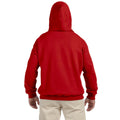 Rouge - Side - Sweatshirt à capuche Gildan pour homme