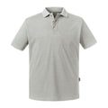 Gris - Front - Russell - Polo manches courtes - Homme