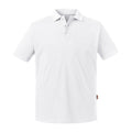 Blanc - Front - Russell - Polo manches courtes - Homme