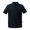 Noir - Front - Russell - Polo manches courtes - Homme