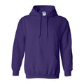 Violet foncé - Front - Gildan - Sweatshirt à capuche - Unisexe