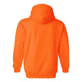 Orange néon - Back - Gildan - Sweatshirt à capuche - Unisexe