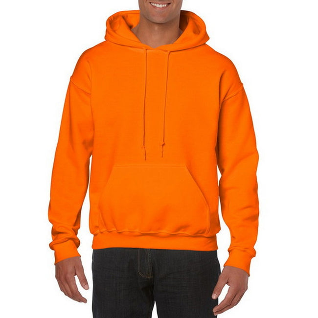 Orange néon - Side - Gildan - Sweatshirt à capuche - Unisexe