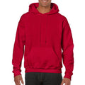 Rouge cerise - Side - Gildan - Sweatshirt à capuche - Unisexe