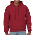Rouge cerise antique - Side - Gildan - Sweatshirt à capuche - Unisexe