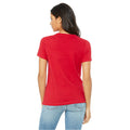 Rouge - Side - Bella + Canvas - T-shirt - Femme