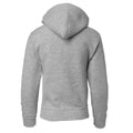 Gris foncé - Side - Gildan - Sweatshirt à capuche et fermeture zippée - Enfant