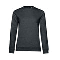 Anthracite Chiné - Front - B&C - Sweat - Femme