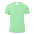 Vert pâle - Front - Fruit Of The Loom - T-shirt manches courtes - Fille