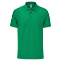 Vert chiné - Front - Fruit Of The Loom - Polo manches courtes - Homme