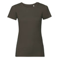 Vert kaki foncé - Front - Russell - T-shirt - Femme