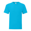 Azur - Front - Fruit Of The Loom - T-shirt manches courtes ICONIC - Homme