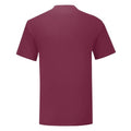 Bordeaux - Back - Fruit Of The Loom - T-shirt manches courtes ICONIC - Homme