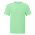 Vert pâle - Front - Fruit Of The Loom - T-shirt manches courtes ICONIC - Homme