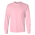 Rose clair - Front - T-shirt uni à manches longues Gildan pour homme