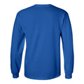 Bleu royal - Back - T-shirt uni à manches longues Gildan pour homme
