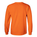 Orange sécurité - Back - T-shirt uni à manches longues Gildan pour homme