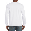 Blanc - Pack Shot - T-shirt uni à manches longues Gildan pour homme