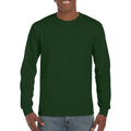 Vert forêt - Lifestyle - T-shirt uni à manches longues Gildan pour homme