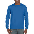 Bleu royal - Lifestyle - T-shirt uni à manches longues Gildan pour homme