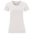 Blanc - Front - Fruit Of The Loom - T-shirt manches courtes ICONIC - Femme