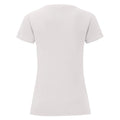 Blanc - Back - Fruit Of The Loom - T-shirt manches courtes ICONIC - Femme