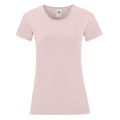 Rose pâle - Front - Fruit Of The Loom - T-shirt manches courtes ICONIC - Femme