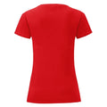 Rouge - Back - Fruit Of The Loom - T-shirt manches courtes ICONIC - Femme