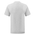 Gris chiné - Back - Fruit Of The Loom - T-shirt manches courtes ICONIC - Homme