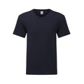 Bleu marine - Front - Fruit Of The Loom - T-shirt manches courtes ICONIC - Homme